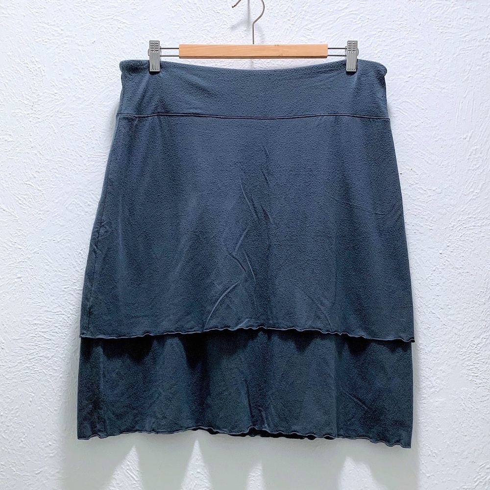 Athleta | Layered Skirt with Hidden Front Pocket | Grey | LG | Lightly Used